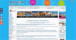 Desktop Screenshot of kulturinfo.hu